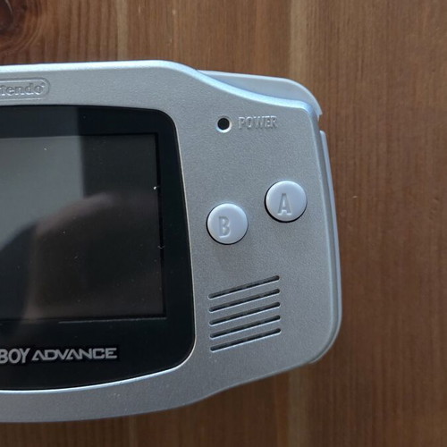 Nintendo Game Boy Advance Silver handheld console