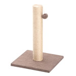 Cat scratching post with toy