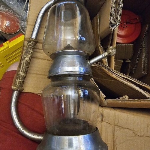 Vintage Art Deco Coffee Maker used, interwar period