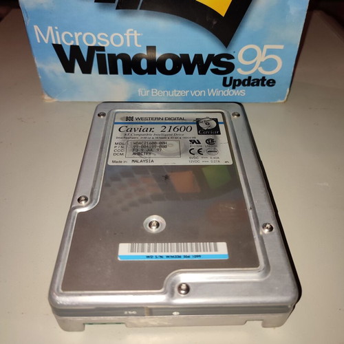 Western Digital Caviar 21600 1.6GB IDE used with one bad sector