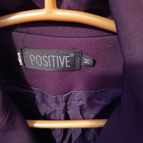 Positive women's jacket size Medium like new, purple