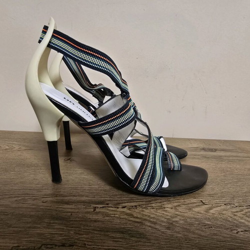 United Nude women's high-heeled sandals used, multicolor leather