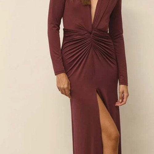 Maxi dress Nash Aprilia brown size small like new