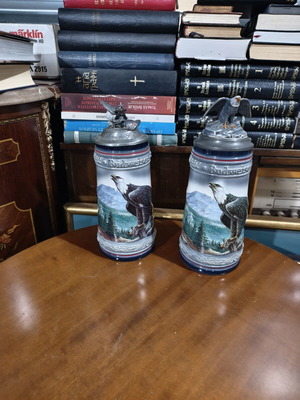 Beer steins German origin like new, set of 2