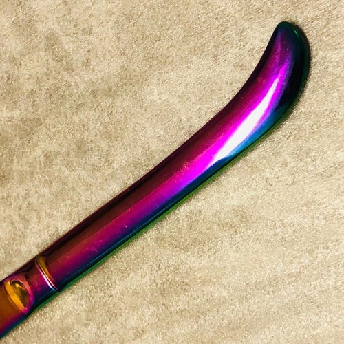 Titanium gradient kitchen knife new