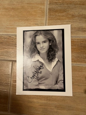 Emma Watson autograph used, collectible piece 2004-2005