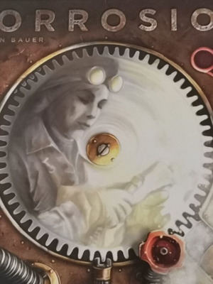 Corrosion board game new, premium sleeves