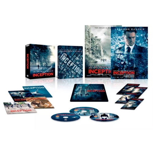 Inception Ultimate Collectors Edition Steelbook 4K Ultra HD new Blu-Ray