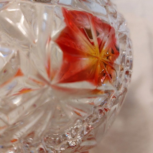 Crystal fondantière very old used, size 22×15 cm