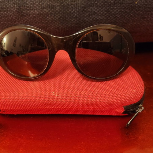 Cartier Panthère Oversized Sunglasses Like New Dark Brown