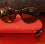 Cartier Panthère Oversized Sunglasses Like New Dark Brown