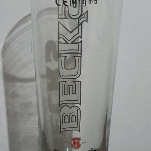 Ποτήρια Beck's μπύρας 0.3L καινούργια, σετ 6 τεμαχίων