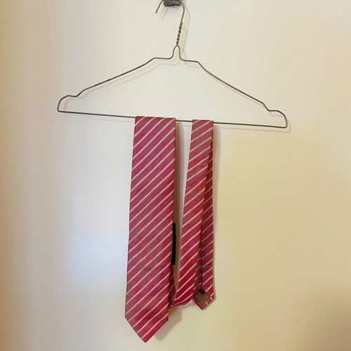 The Bostonians Silk Tie new, gray and pink
