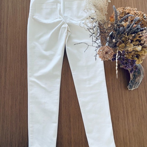 Ioanna Kourbela jeans new, ecru, high-waisted, fitted