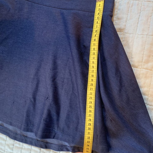 Pull & Bear skater mini skirt used, fits XS/S, blue