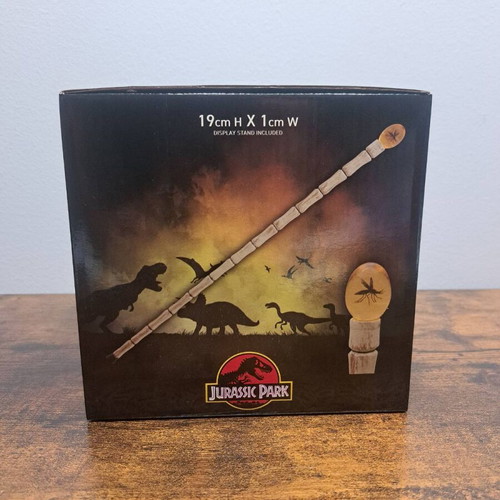 Jurassic Park Replica Egg & John Hammond Cane Set new 30th Anniversary
