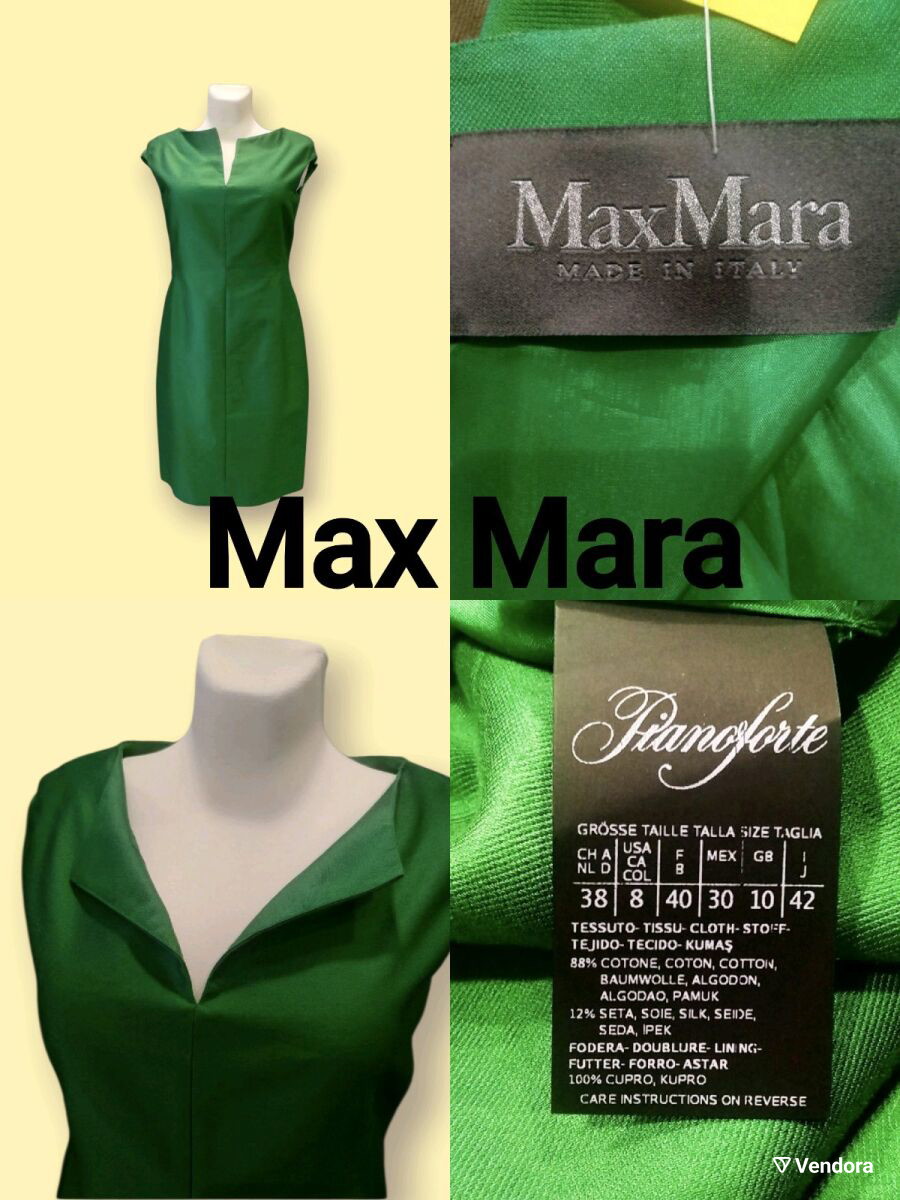 Max Mara dress green size M, like new - 120,00 - Vendora.cy Max Mara dress green size M, like new - 120,00 - Vendora.cy