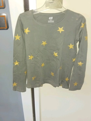 Zara T shirt for girls 8-10 years like new, grey, size 134 cm
