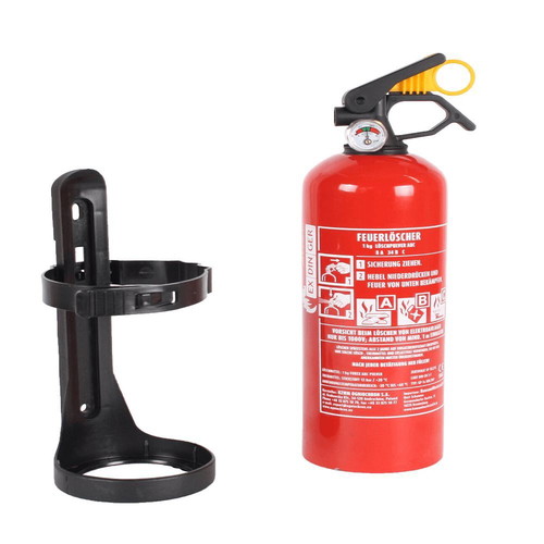 Portable ABC Powder Car Fire Extinguisher 1kg with Base and Gauge
