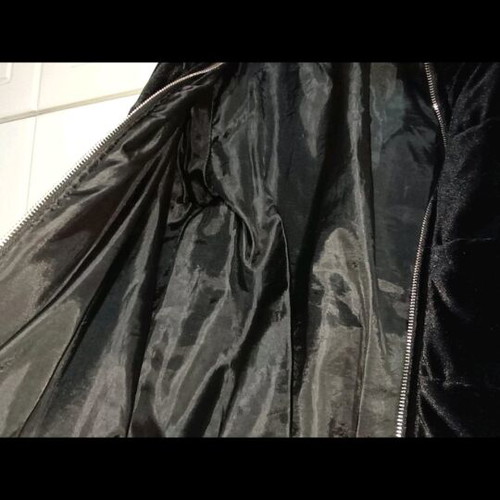 Bomber jacket new, short, black, one size