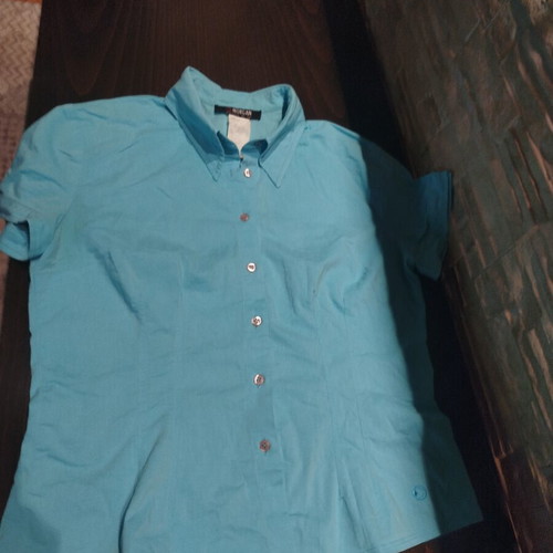 Morgan women's blouse like new, turquoise, size M