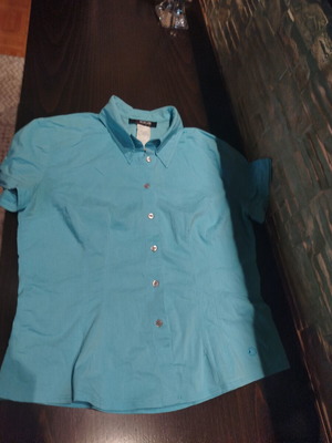 Morgan women's blouse like new, turquoise, size M