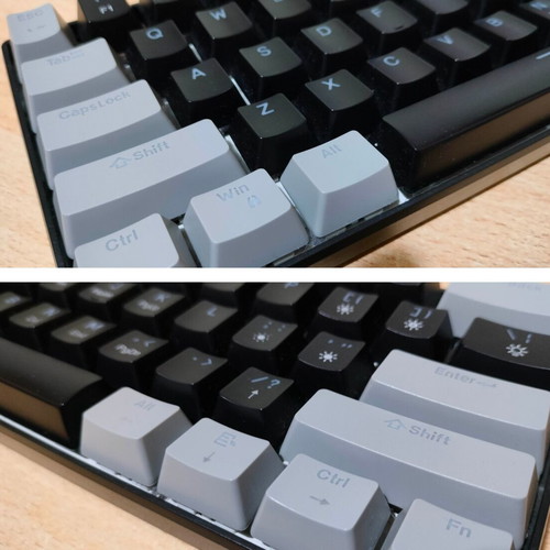 MageGee STAR61 Mechanical Keyboard like new with extra keycaps