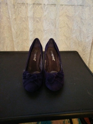 Forever Folie purple pumps used, size 38, good condition