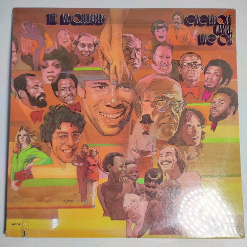 The Masqueraders Everybody Wanna Live On vinyl like new, R&B / Soul