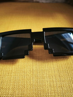 8 Bit Tetris sunglasses like new, black frame
