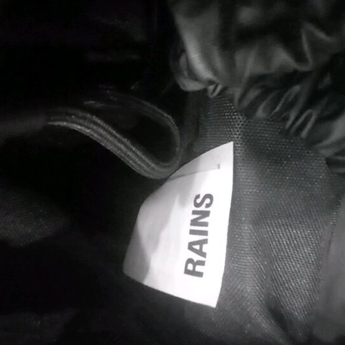 Rains backpack like new, black color