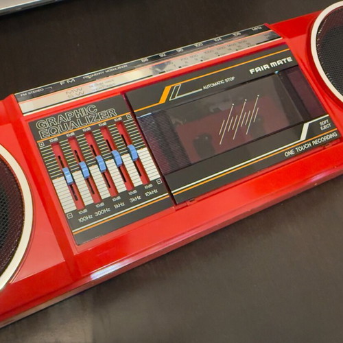 Radio cassette player new with battery and 220V power