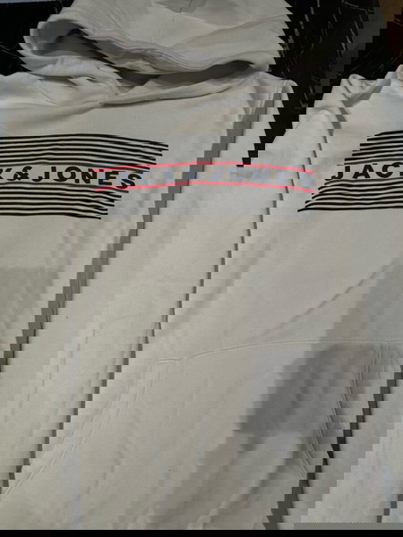 Jack & jones άσπρο φούτερ L
