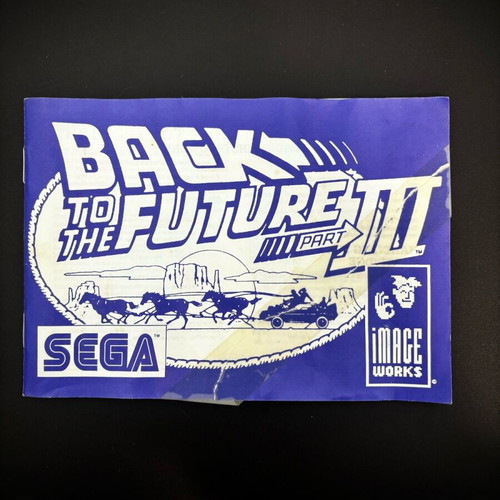 Back to the Future Part III Sega Master System like new, Complete In Box