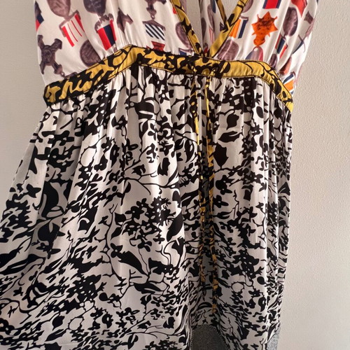 S'NOB silk dress like new, multicolor, size M