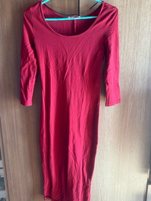 Pink Woman tight dress red size M like new