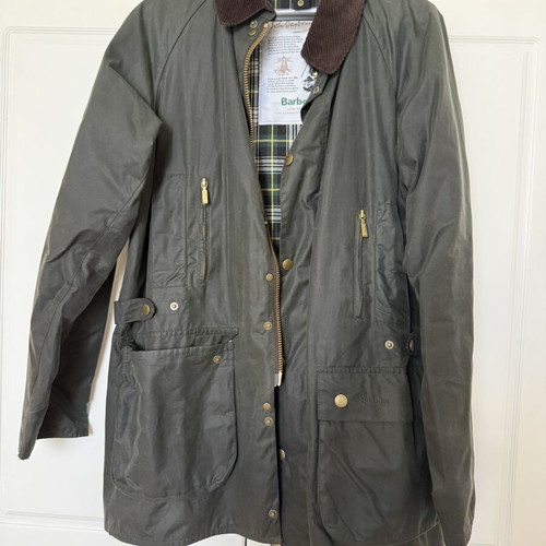 Barbour men's jacket, olive green, XL