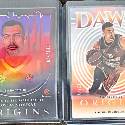 Panathinaikos Origins 2025-2026 Euroleague inserts, 2 pcs