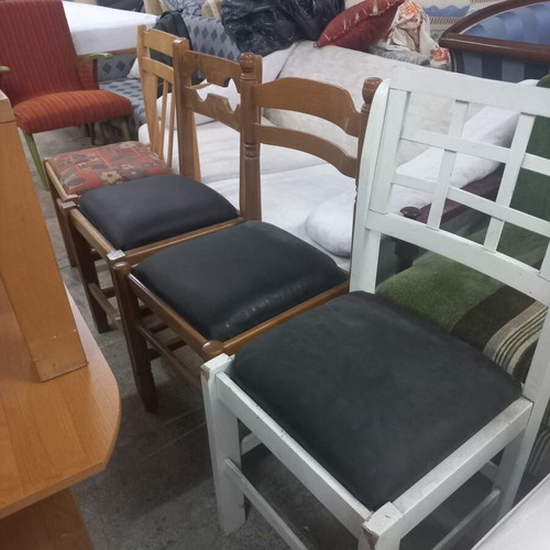 Chairs used in excellent condition, various designs