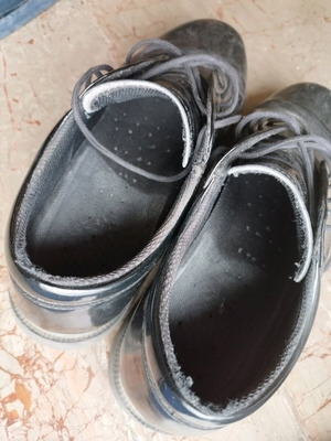 Bates black dress shoes used, size 43