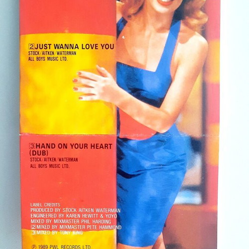 Kylie Minogue Hand On Your Heart 3" Mini CD Single used, pop