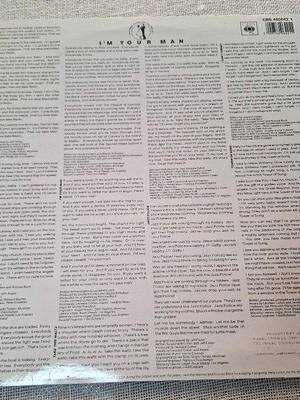 Leonard Cohen I'm Your Man LP used, rock