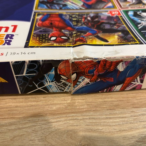 Clementoni Marvel Spider-Man 4 in 1 kids puzzle used