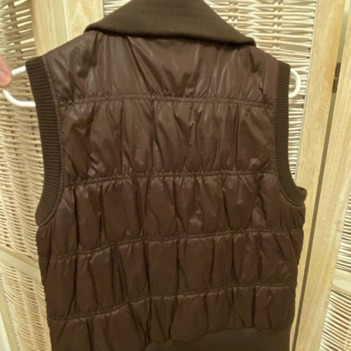 Raxevsky Sleeveless Jacket like new, Medium, brown, with pockets