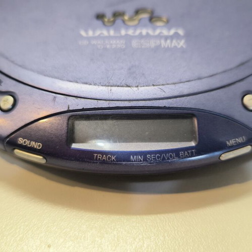 Sony CD Walkman D-E220 ESPMAX used for repair or parts
