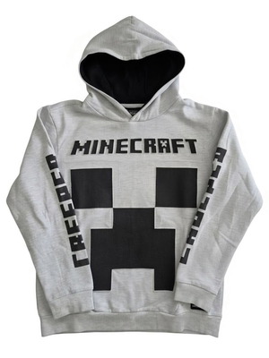 Minecraft hoodie size 12 used, grey