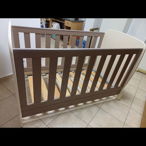 Baby cot NEK with Grecostrom Cocolatex mattress like new