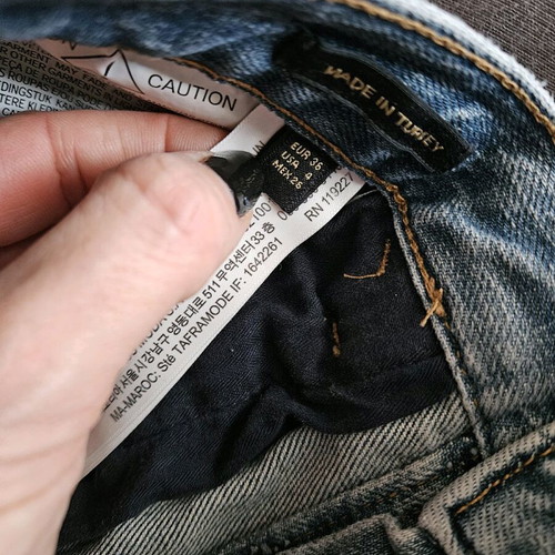 Massimo Dutti jeans straight fit cropped like new, size S