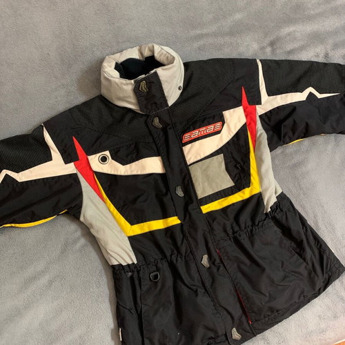 Women's ski/snowboard winter jacket used, multicolor, size L