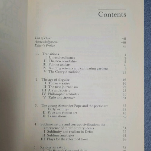Book Eighteenth-century English Literature like new, English